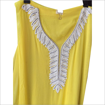 Georgette Embroidered Unstitched Kurta