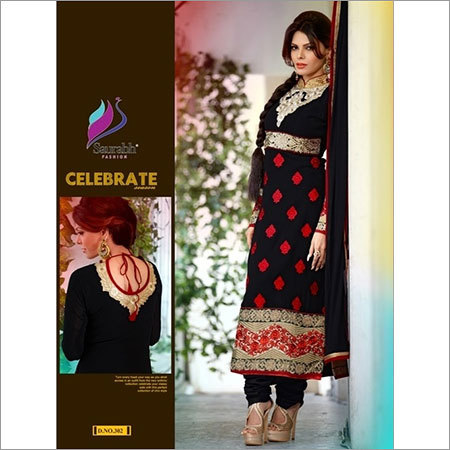 Spellbinding Black Designer Salwar Suit