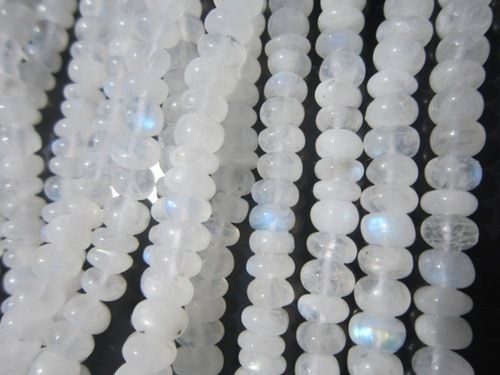 Round Brilliant Cut 13 Inch Rainbow Moonstone Plain Roundell Size 6mm Beads