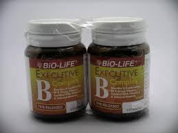 Executive B Complex Tablets - Brown Bottle, 60 Tablets | B Vitamins, Vitamin C, Mineral Blend, Energy Boost, Nutritional Support