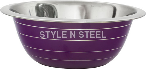 Colored Stripe Bowl