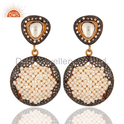 Pearl Beaded 925 Silver Earring