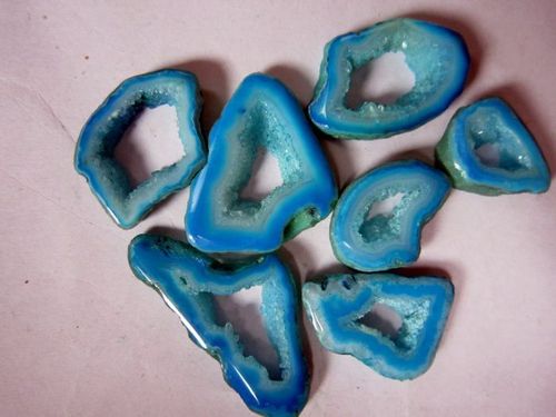 100 cts. Sky Blue Chalcedony Druzy Beautiful Cutting Beads 