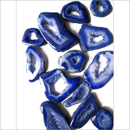 100 cts. Blue Chalcedony Druzy Beautiful Cutting Beads 