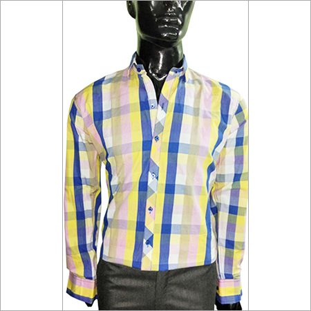 Light Orange &  Blue Shirt