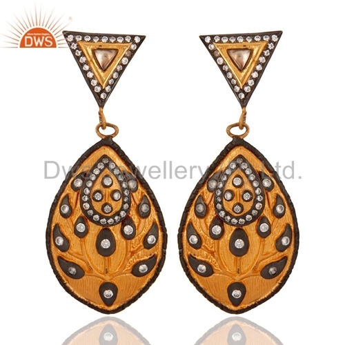 Sterling Silver Cubic Zirconia Earring