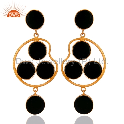 Sterling Silver Black Onyx Earrings