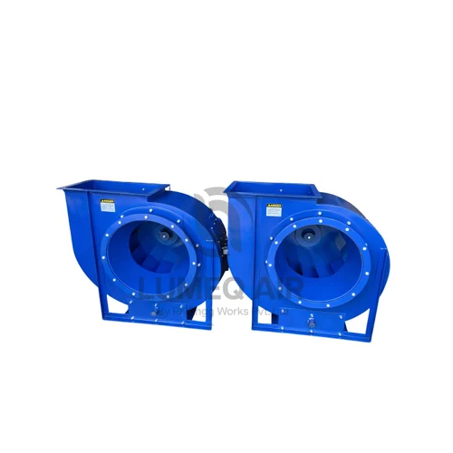 Fume Exhaust Blower - Electric Blower, High Pressure, Blue Color, 50 Hertz | Industrial Application, 1 Year Warranty, Efficient Ventilation