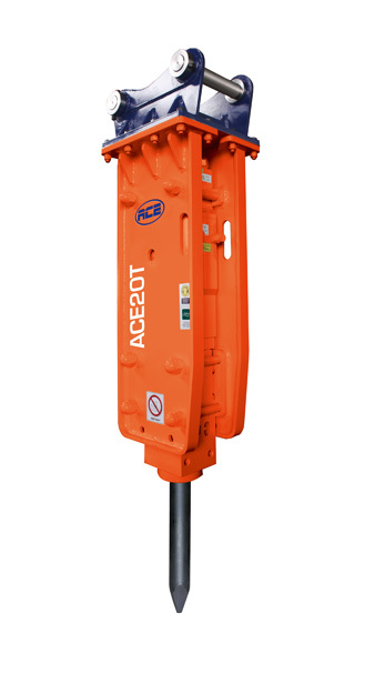 ACE 20T- TOP Type / Light Duty Range - Orange, 45mm Tool Diameter, 220lb Operating Weight, Carrier 1.2~3.0 Ton, Durable Design