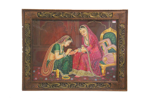 Rajasthani Lady Doing Sringar - 2 Ladies
