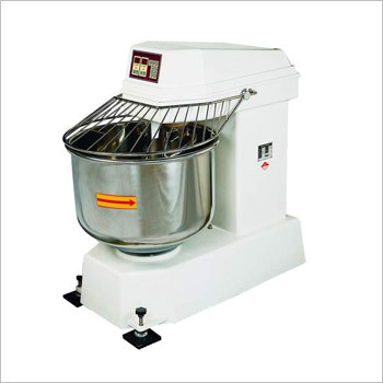 Spiral Mixer - 50 Kg Dough Capacity, Stainless Steel, Semi Automatic, 380V, 3.5Kw Power, White Color