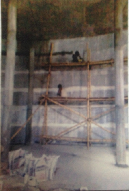 Watertank Crack with Filling Epoxy & Waterproofing