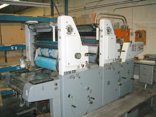 Solna Nonwoven Bag Printing Machine - Mild Steel Automatic Grade 5000-7000 Pieces/Hour | Computerized Electric Power