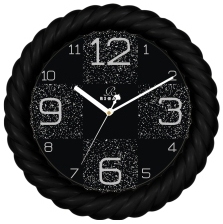 Black Style Icon Clock