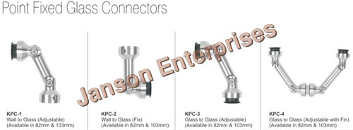 Point Fixed Glass Connectors