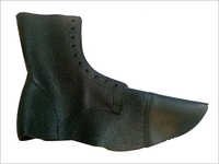 Genuine Leather Upper - Genuine Leather, Customizable Size, Black, 1-3 Mm Thickness | Lightweight, Smooth Finish, Durable