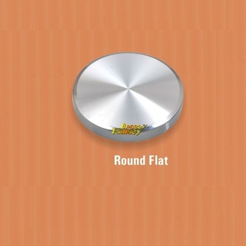 Silver Round Mirror Cap