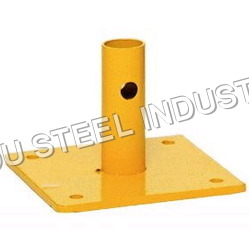 Scaffolding base plates