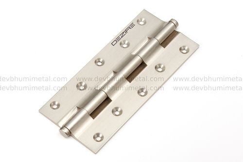 1/8" (2.7mm) Brass Railway Button Hinges