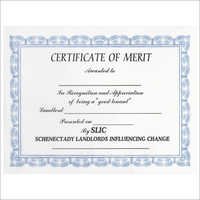 Award Certificate Printing Services