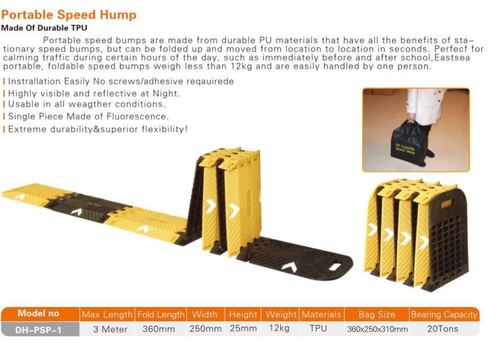 Portable rubber Speed Breaker By R. K. ELECTRA SYSTEMS