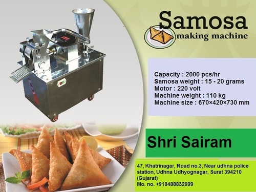 Samosa making machinery