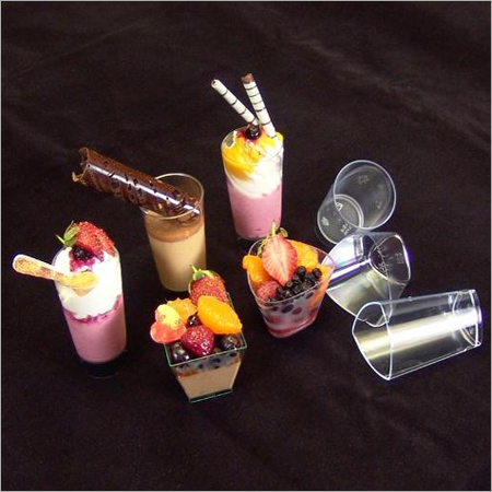 Plastic Desert Crystal Cups