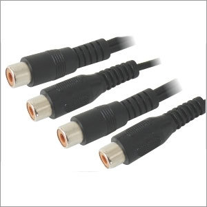 2 RCA FEMALE/FEMALE CORD 1.5MTR