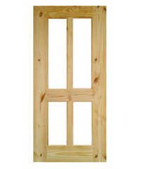 Wooden Framed Glass Door