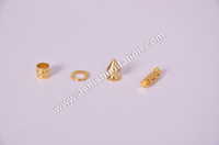 Brass Tube Beads - Brass, 5-10mm, Gold | Unique Shapes, Extra Sheen, Remarkable Patterns, Polished Finish