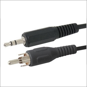 EP Stereo Male / RCA Male Cord - Copper 1.5M Black, Audio Connection Durable Design