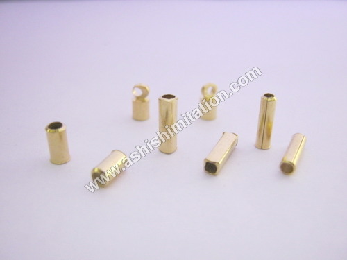 Jewelry Findings Brass Metal Tube