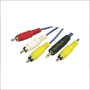 3 RCA MALE / EP ST. MALE+ RCA MALE CORD