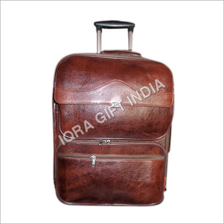 Leather Trolley Bag
