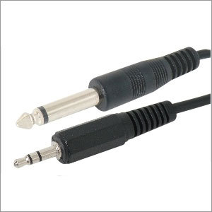 P-38 Mono Male / EP ST Male Cord - PVC Copper 6 mm 5 MTR, Audio Connection Durable Reliable
