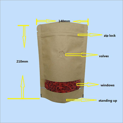 Kraft Valve Pouch Bag