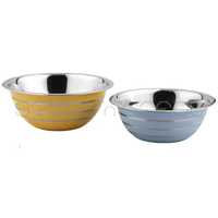 Colored Stripe Deep Mixing Bowl.