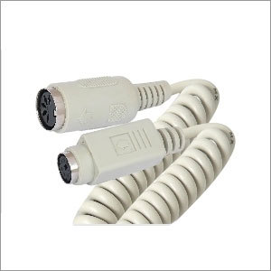 5 PIN DIN FEMALE / 6 PIN MINI DIN MALE CORD 