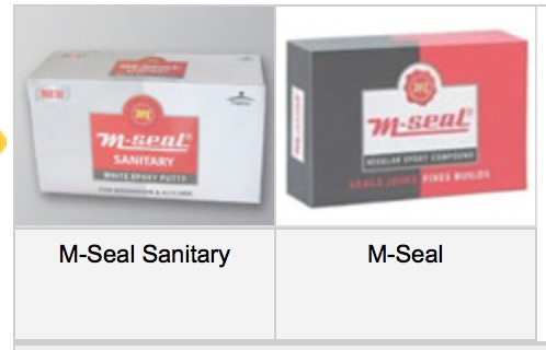 M-Seal - Polymer Based Sealant | Durable Seal, Easy Application, Fast Setting, Leak Proof, Versatile Use, Red, 10-15 Min Setting Time