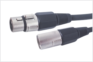 3 PIN MIC MALE / 3 PIN MIC EXT. FEMALE XLR CORD 5 MTR.