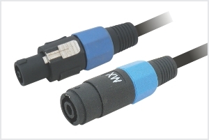 4 PIN MIC MALE CONNECTOR / 4 PIN MIC FEMALE CONNECTOR CORD 1.5MTR SPEAKON TYPE