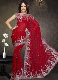 Faux Georgette Saree