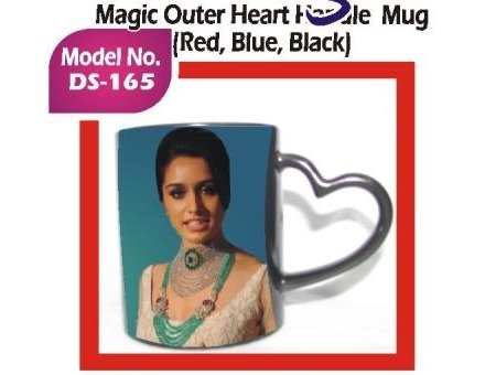 Magic Outer Heart Handle Mug