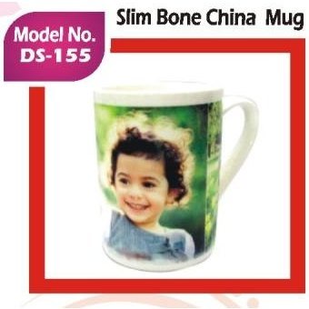 Slim Bone China Mug