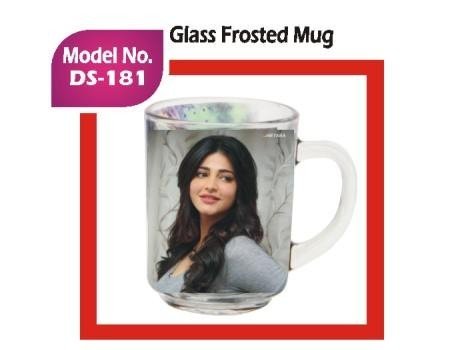 Glass Frosted Mug