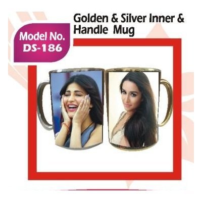 Golden & Silver Inner & Handle Mug