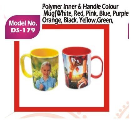 Polymer Inner & Handle Colour Mug