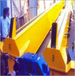 EOT Cranes - Steel, Variable Span, Electric Hoist | Low Headroom, Reduced Wheel Load, Pendant/Remote Control, Overload Protection