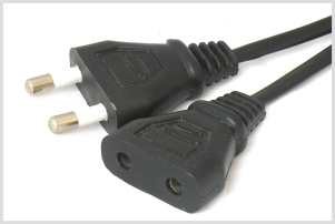 2 PIN MAINS EXT. CORD 14/38" SWG 1.8 MTR