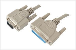 DB 09P MALE / DB 25P FEMALE 9C MOULDED MODEM CABLE 1.5 MTR